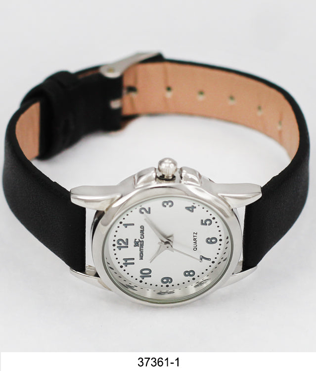 3736 - Faux Leather Band Watch
