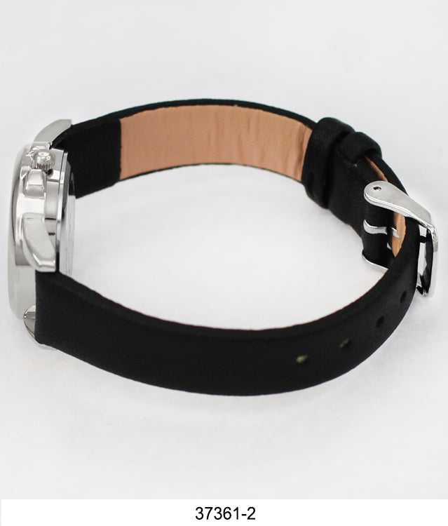 3736 - Faux Leather Band Watch