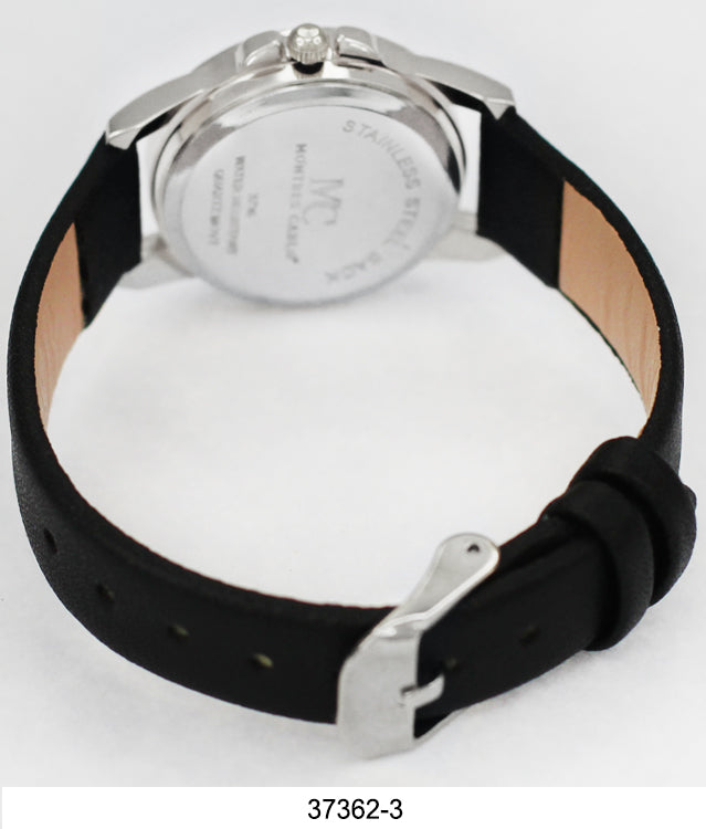 3736 - Faux Leather Band Watch