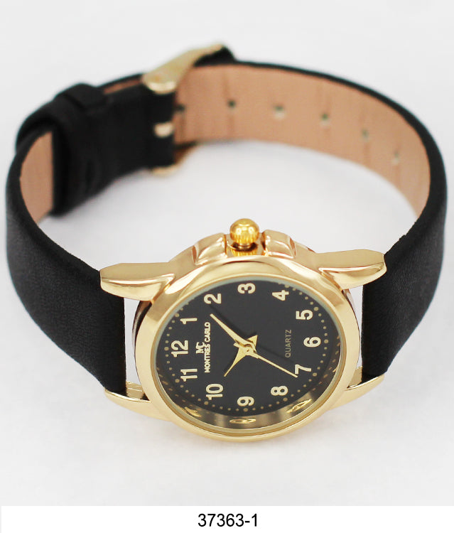3736 - Faux Leather Band Watch