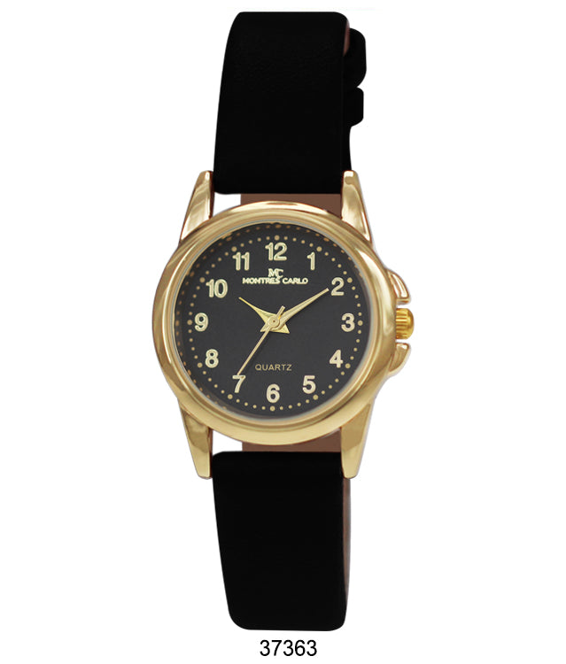 3736 - Faux Leather Band Watch