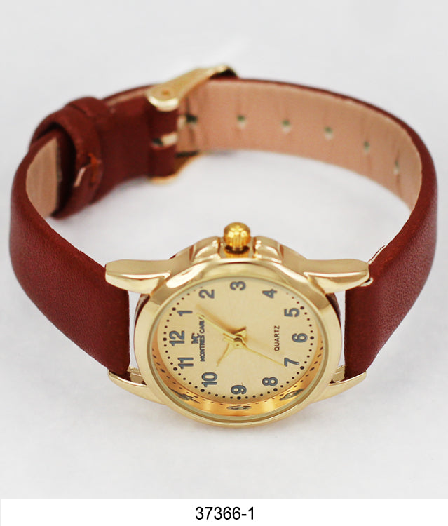 3736 - Faux Leather Band Watch