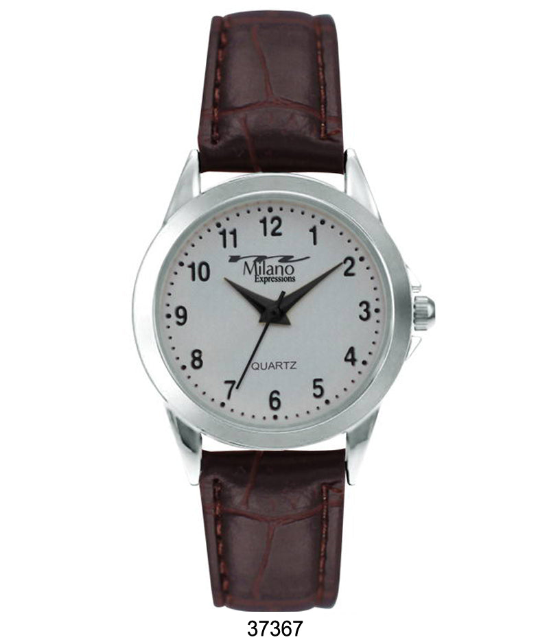 3736 - Faux Leather Band Watch