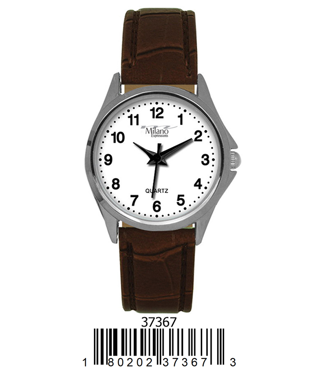 3736 - Faux Leather Band Watch