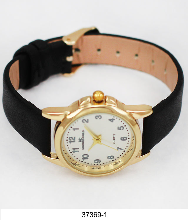 3736 - Faux Leather Band Watch