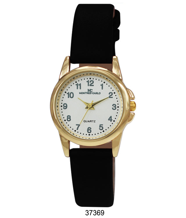 3736 - Faux Leather Band Watch