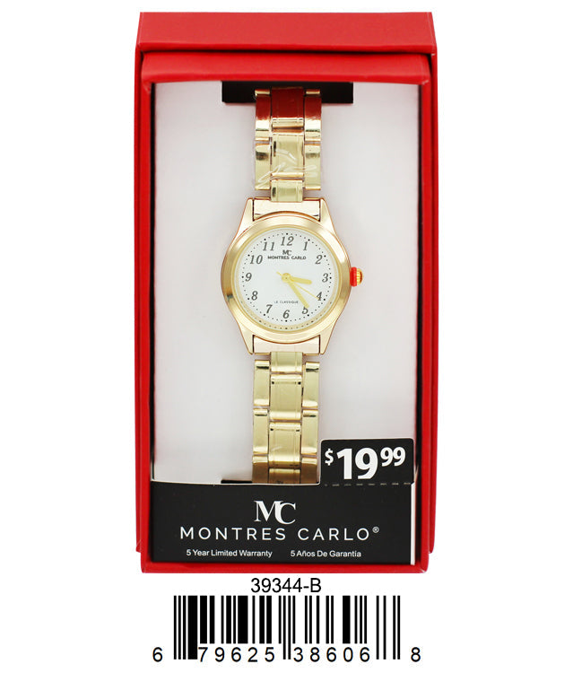 3934-B Metal Band Watch Gift Box Edition