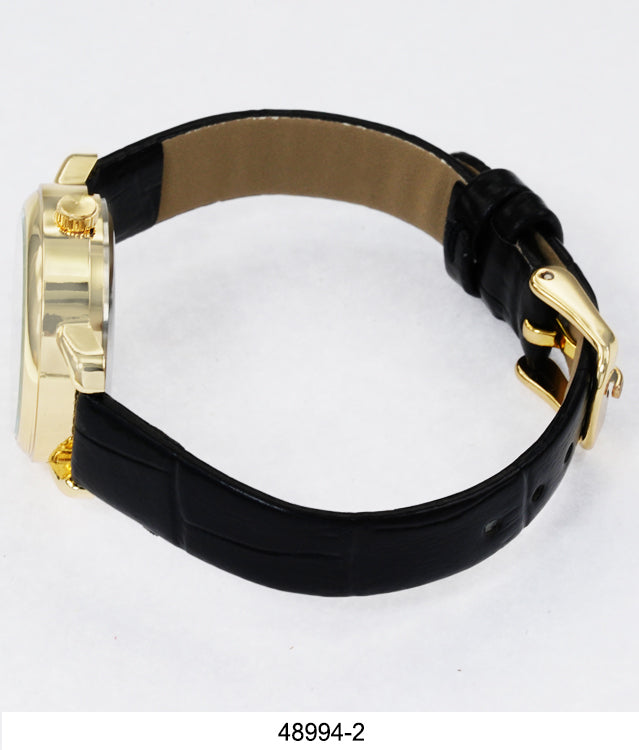 4899 - Faux Leather Band Watch