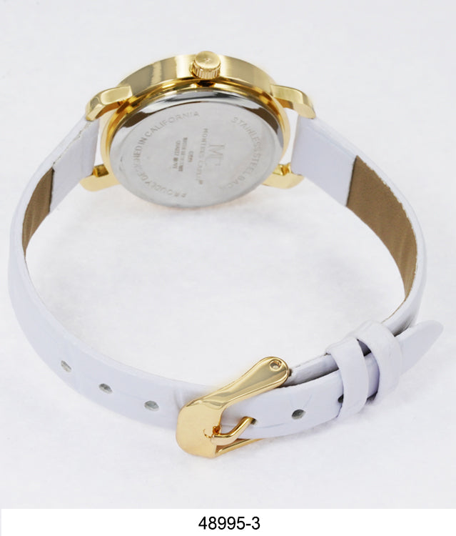 4899 - Faux Leather Band Watch