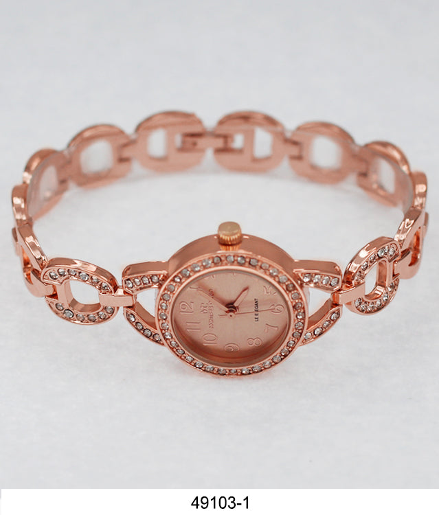 4910 -JB - Montres Carlo Jewelry Gift Box with Metal Watch