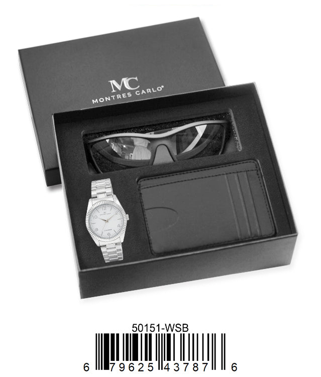 G-2028-Sunglass, Money Clip and Watch Sets, 24Pcs Master Carton