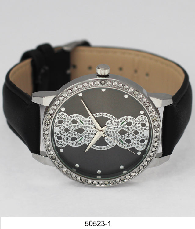 5052 - Reloj con correa de cuero vegano