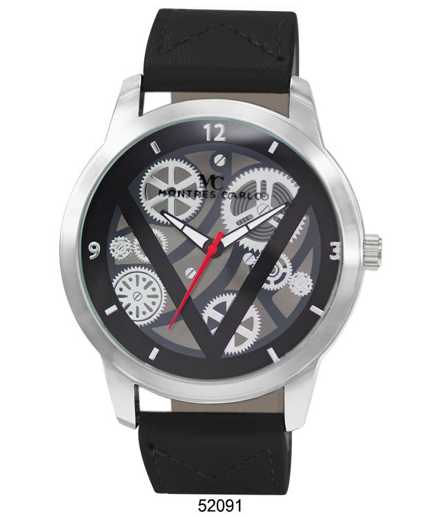 5209 - Faux Leather Band Watch - Special
