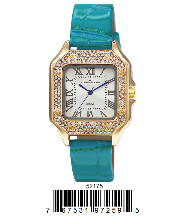 5217 - Reloj con correa de cuero vegano