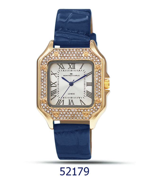 5217 - Reloj con correa de cuero vegano