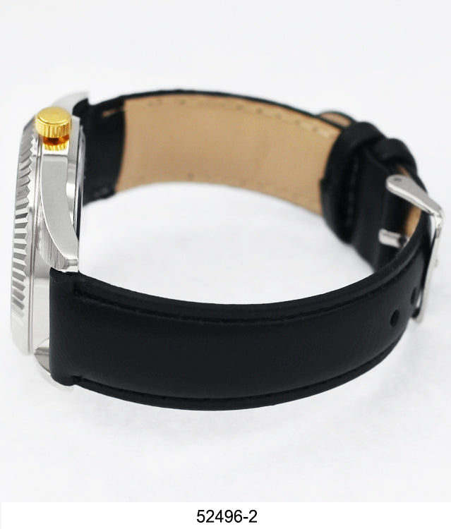 5249 - Reloj con correa de cuero vegano