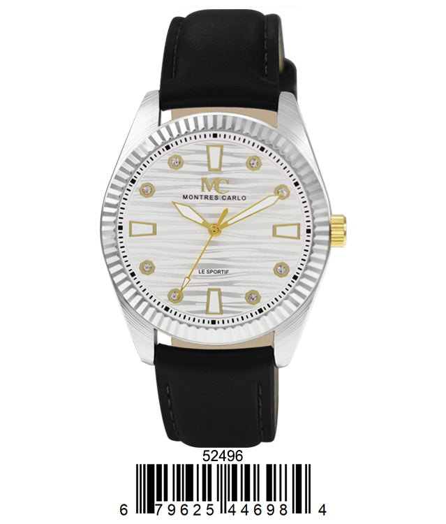 5249 - Reloj con correa de cuero vegano