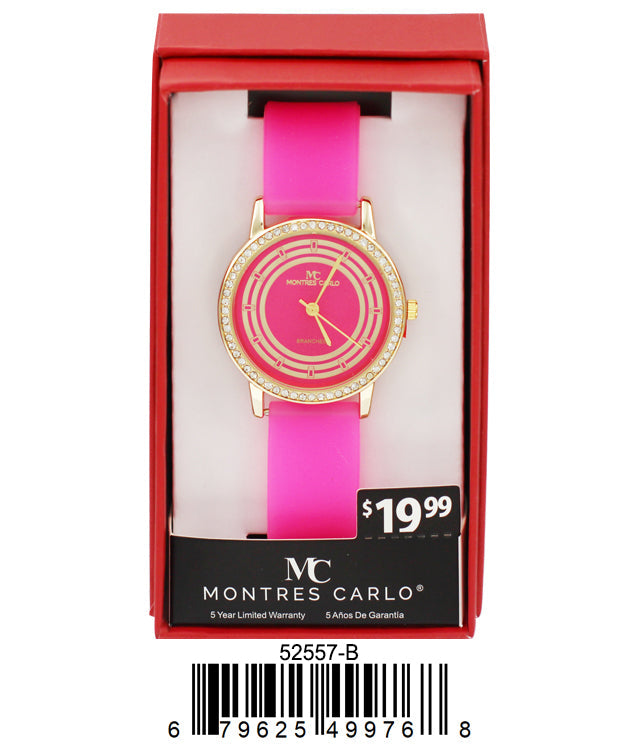 5255-B Silicon Band Watch Gift Box Edition