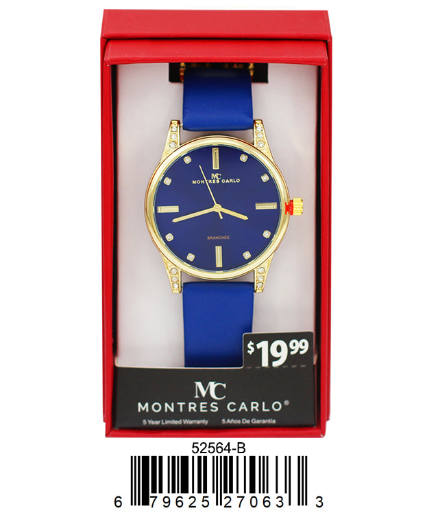 5256 - Reloj con correa de cuero vegano