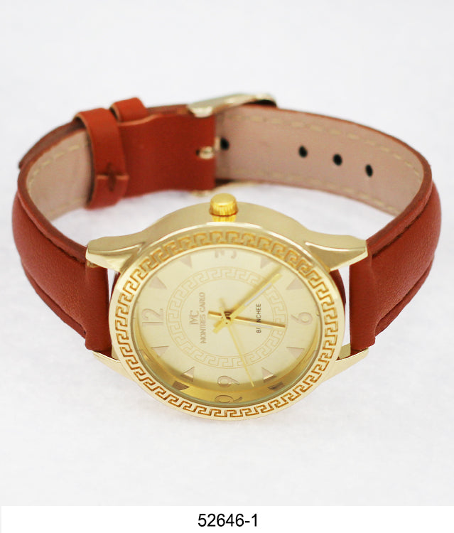 5264 - Reloj con correa de cuero vegano