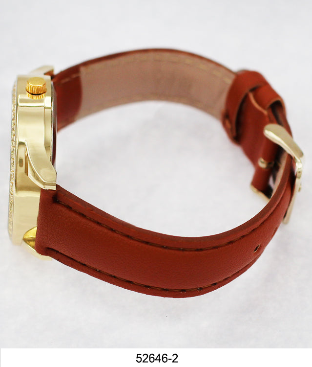 5264 - Reloj con correa de cuero vegano