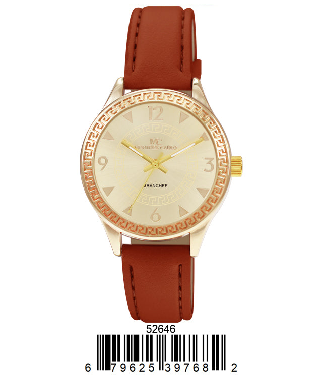 5264 - Reloj con correa de cuero vegano