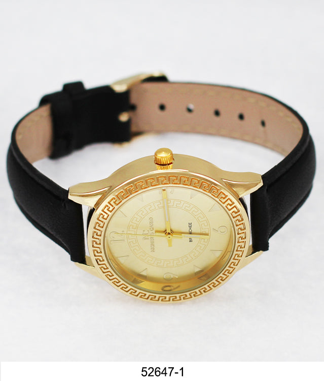 5264 - Reloj con correa de cuero vegano