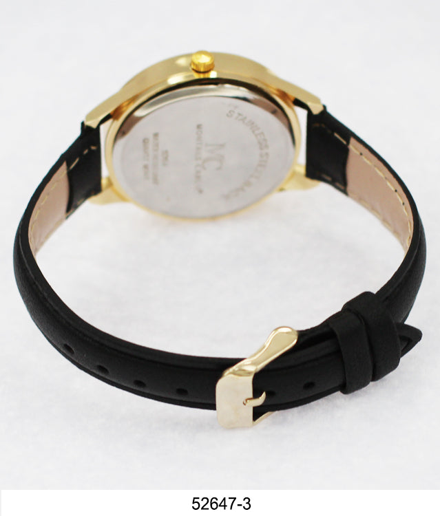 5264 - Reloj con correa de cuero vegano