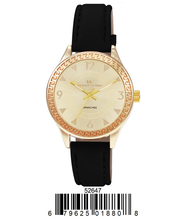 5264 - Reloj con correa de cuero vegano