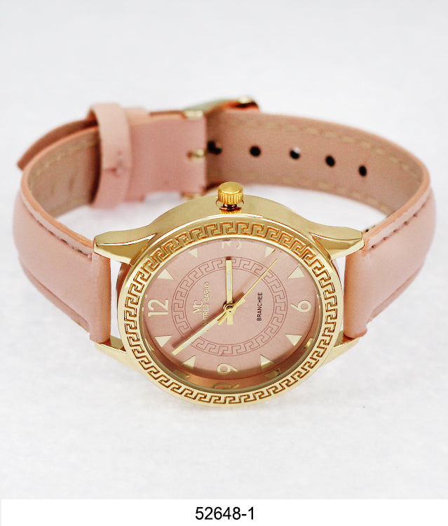 5264 - Reloj con correa de cuero vegano