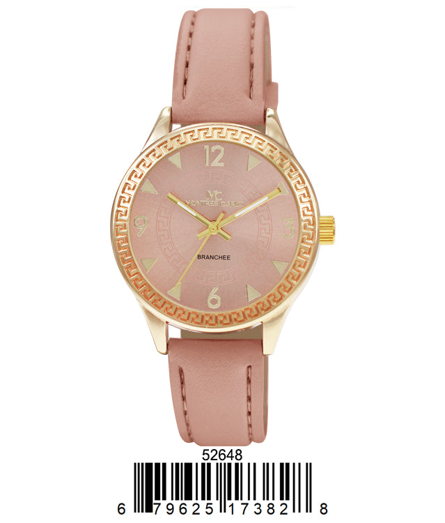 5264 - Reloj con correa de cuero vegano