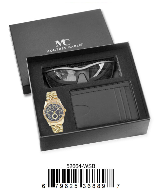 G-2028-Sunglass, Money Clip and Watch Sets, 24Pcs Master Carton