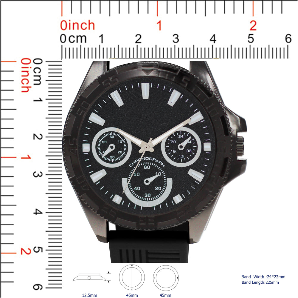 5293 - Prepacked Silicon Band Watch