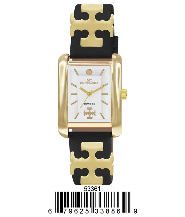 5336 - Faux Leather Band Watch