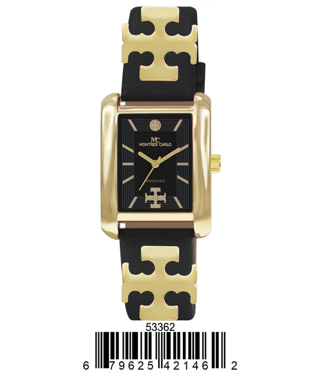 5336 - Faux Leather Band Watch