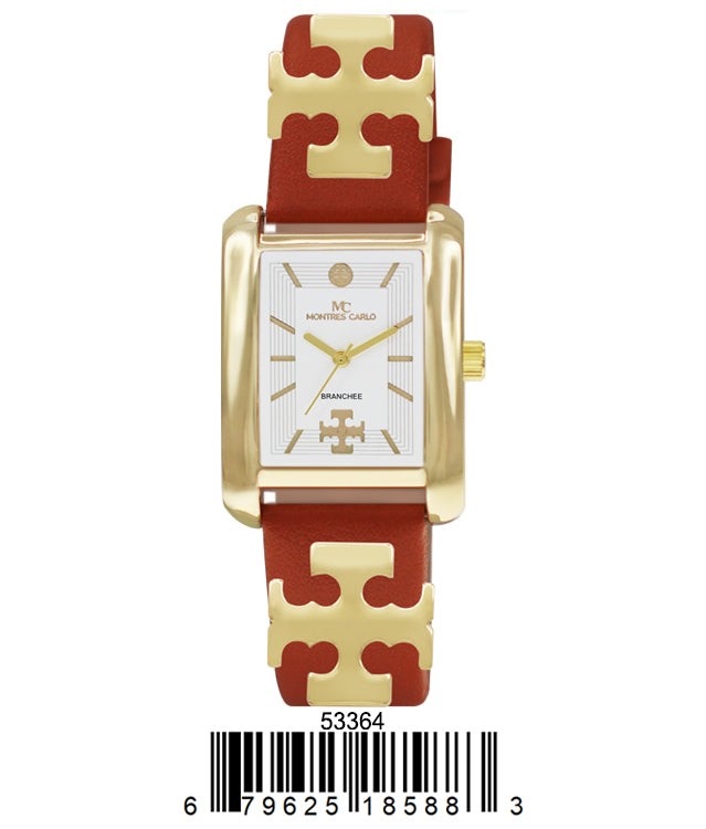 5336 - Faux Leather Band Watch