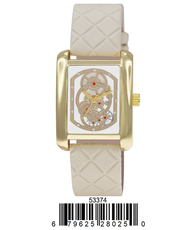 5256 - Reloj con correa de cuero vegano