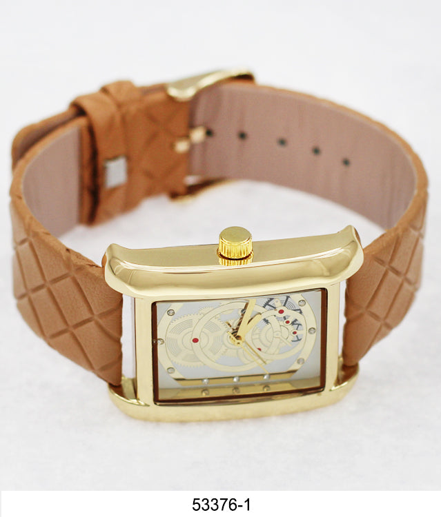 5256 - Reloj con correa de cuero vegano