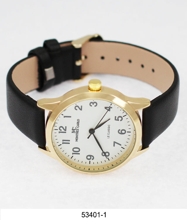 5340 - Faux Leather Band Watch