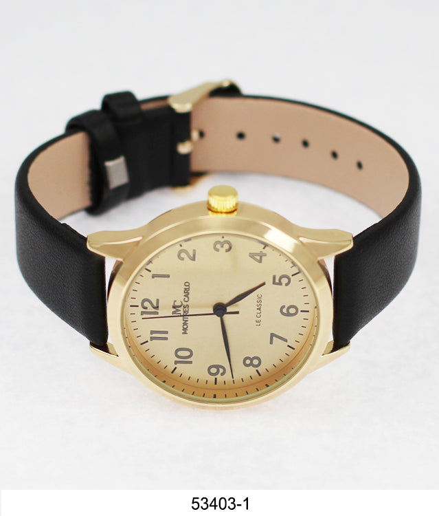 5340 - Faux Leather Band Watch