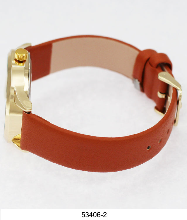 5340 - Faux Leather Band Watch