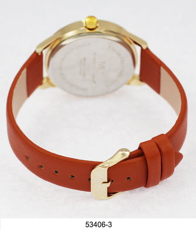5340 - Faux Leather Band Watch