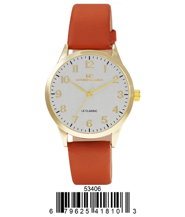 5340 - Faux Leather Band Watch