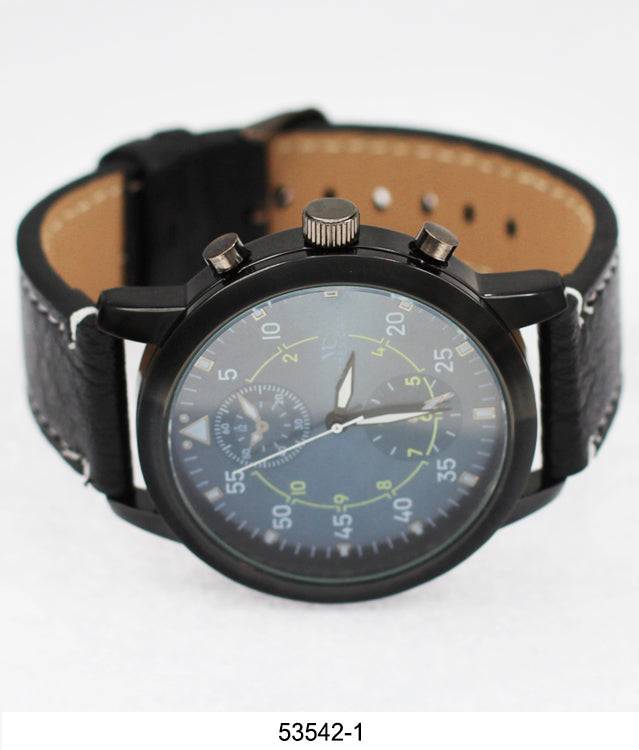5354 - Faux Leather Band Watch
