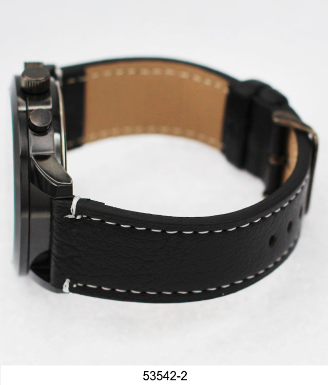 5354 - Faux Leather Band Watch