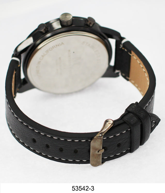 5354 - Faux Leather Band Watch
