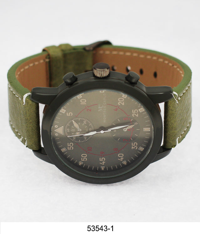5354 - Faux Leather Band Watch