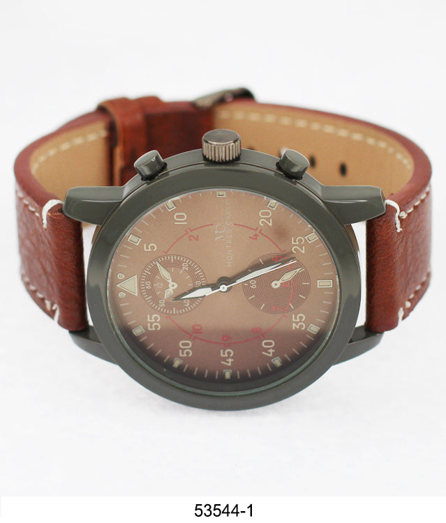 5354 - Faux Leather Band Watch