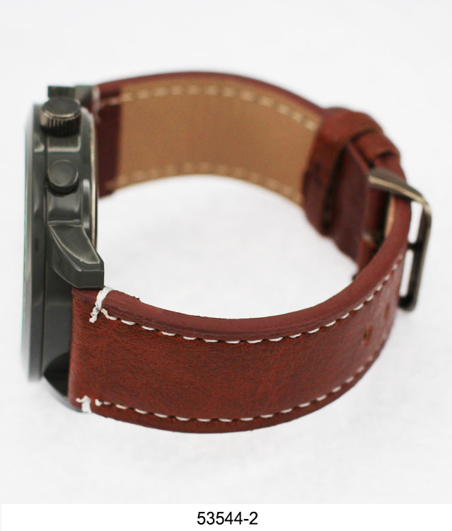 5354 - Faux Leather Band Watch