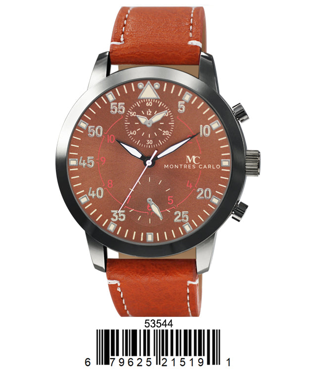 5354 - Faux Leather Band Watch